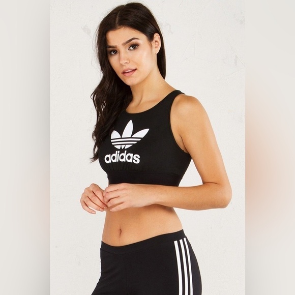 Adidas Originals Women's Trefoil Top/Bra - Picture 2 of 10